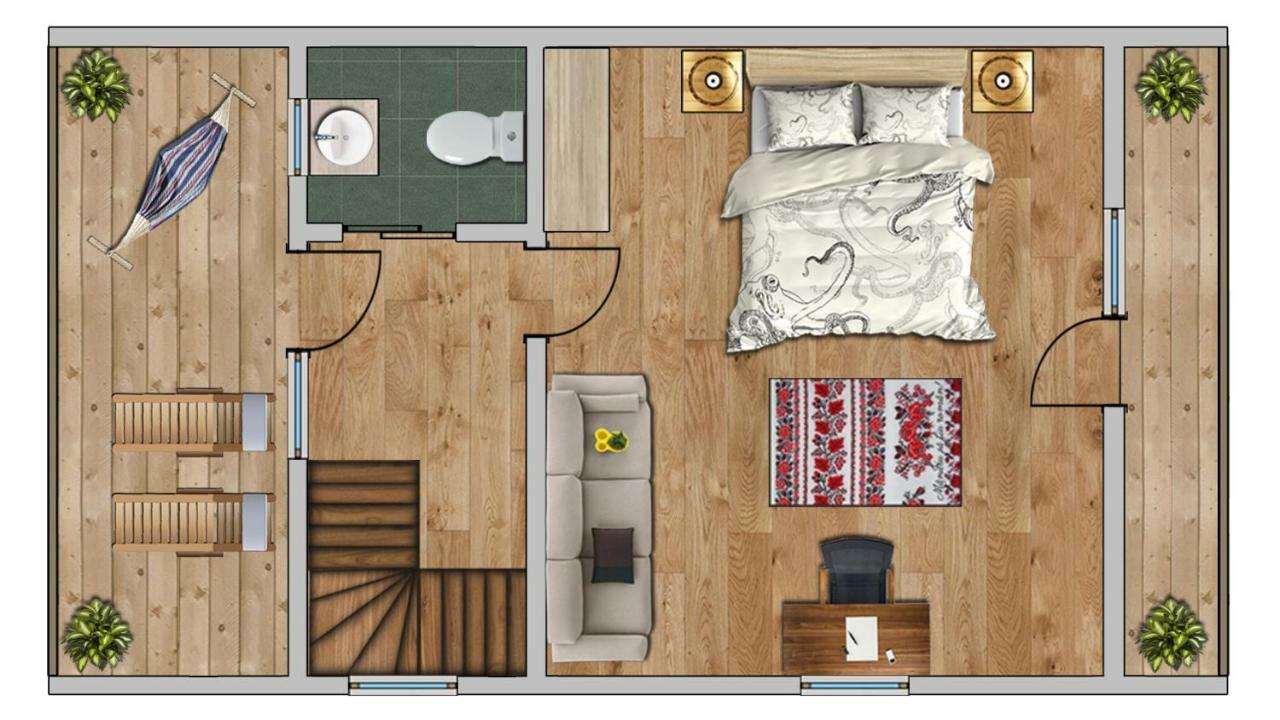 Magnolia Resort Chalets Felsővisó Kültér fotó