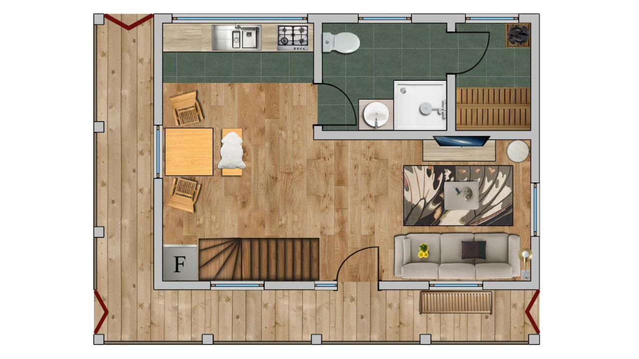 Magnolia Resort Chalets Felsővisó Kültér fotó